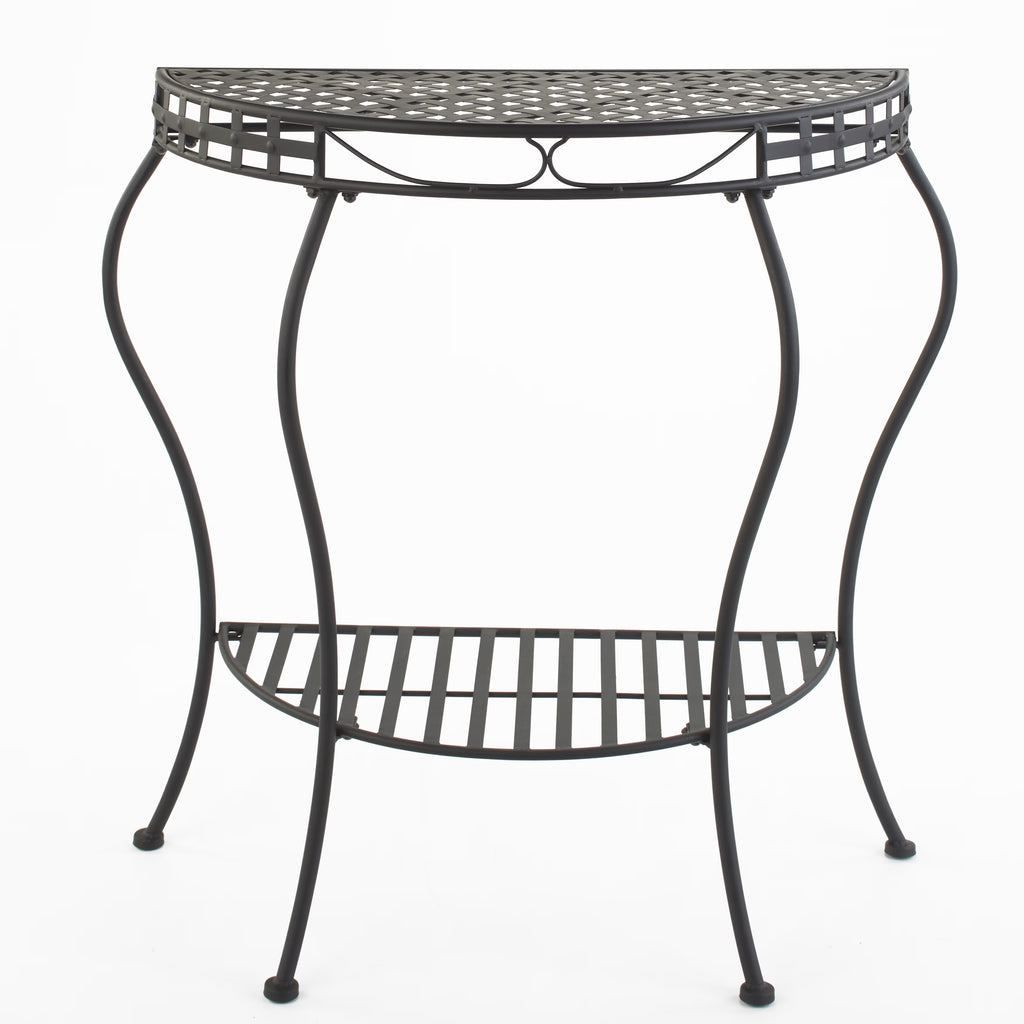 Metal Console Table Outdoor Half Moon Table I8201