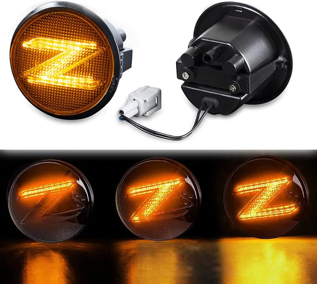 Smoked Lens Sequential Turn Signal Lights Pack of 2 U3823