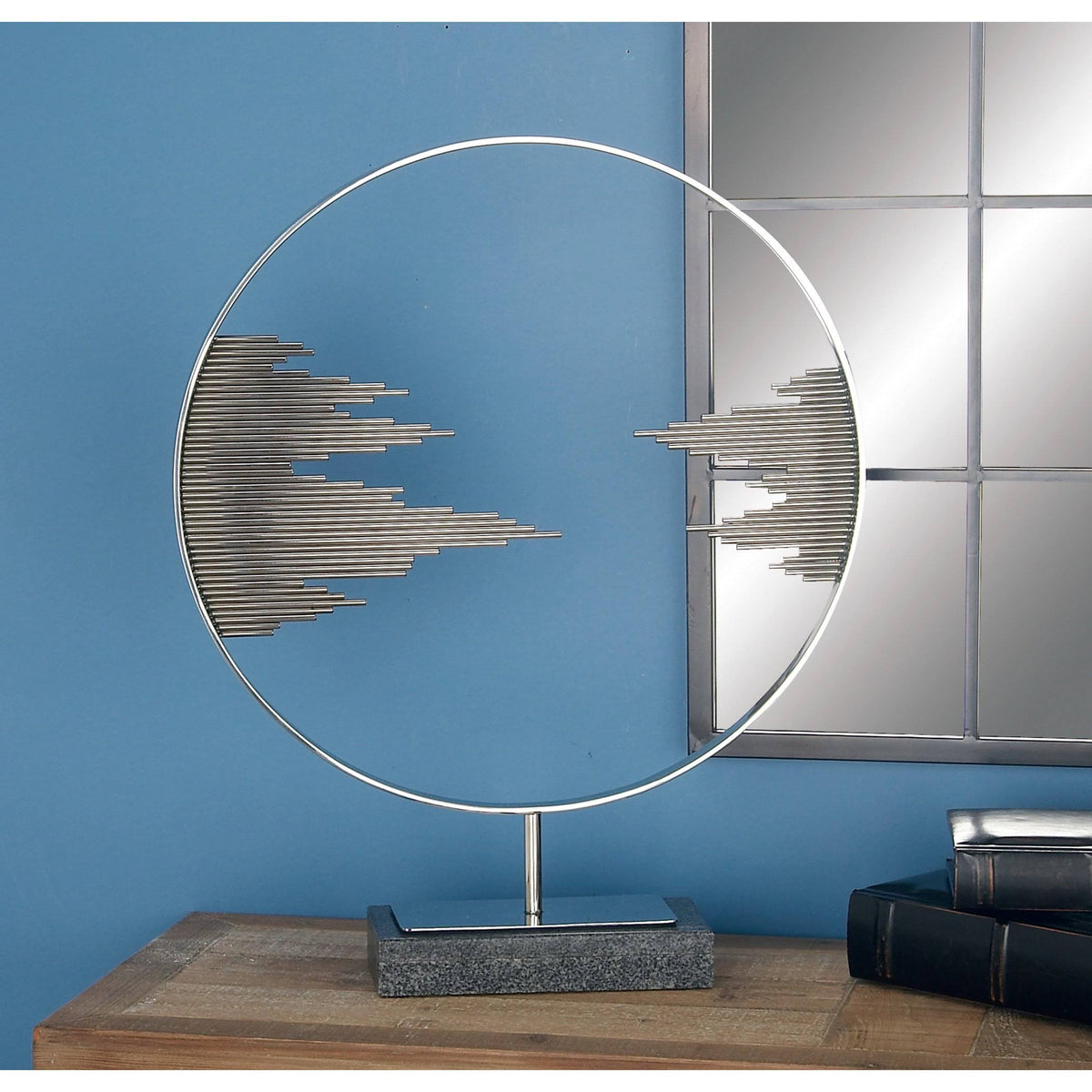 Stainless Steel Marble Decor B4330