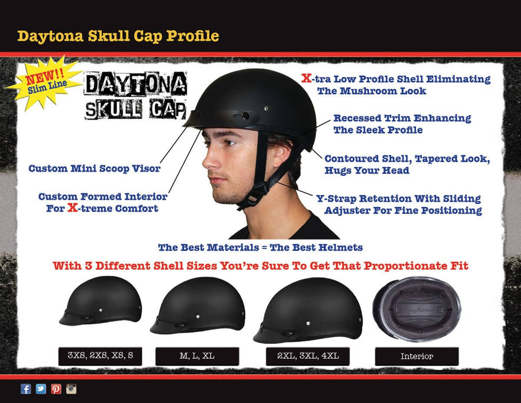 Skull Cap Helmet with Visor Leather Covered V40562