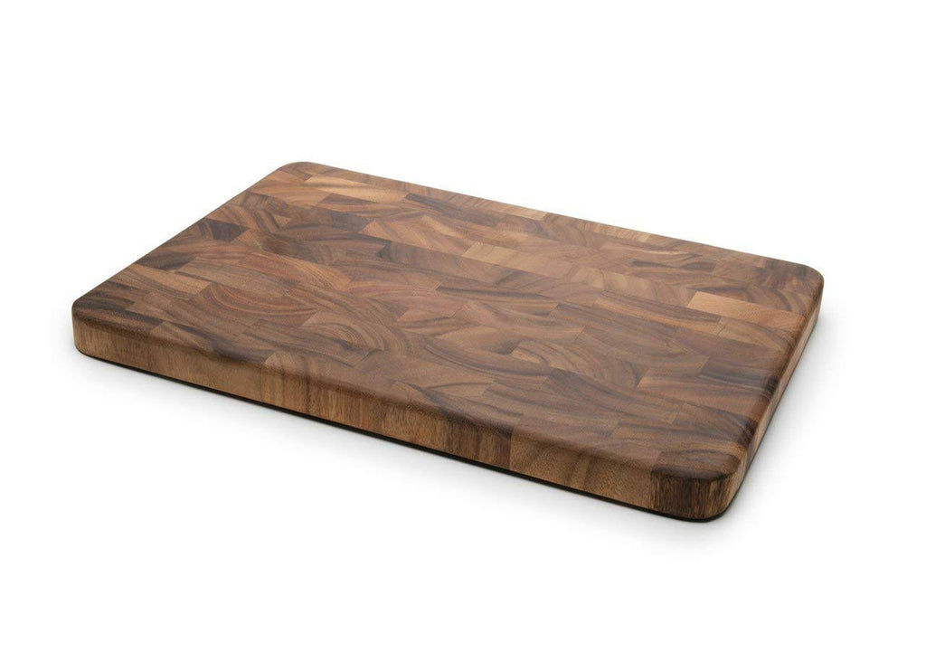 Large Acacia Wood End Grain Prep Station K98352