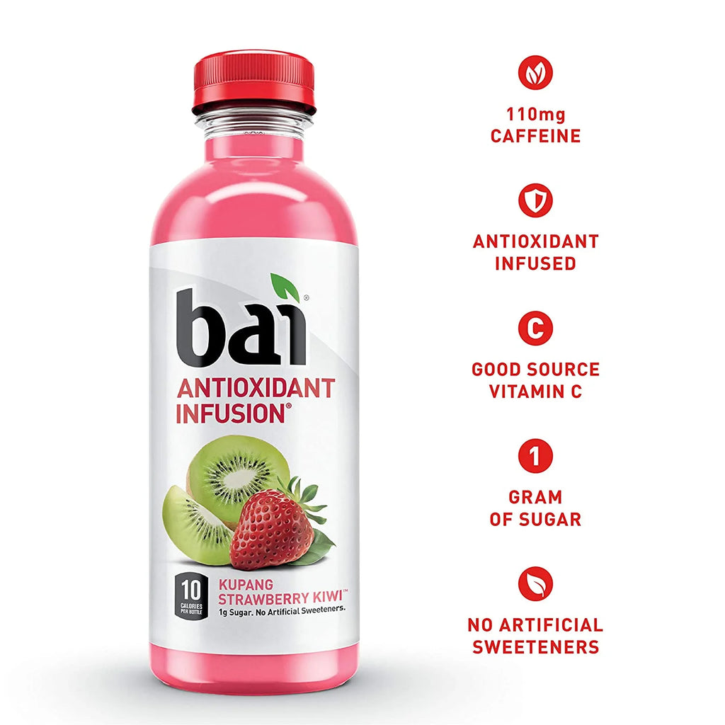 Strawberry Kiwi Antioxidant Infused Beverage, 18 fl oz (Pack of 12) H56938