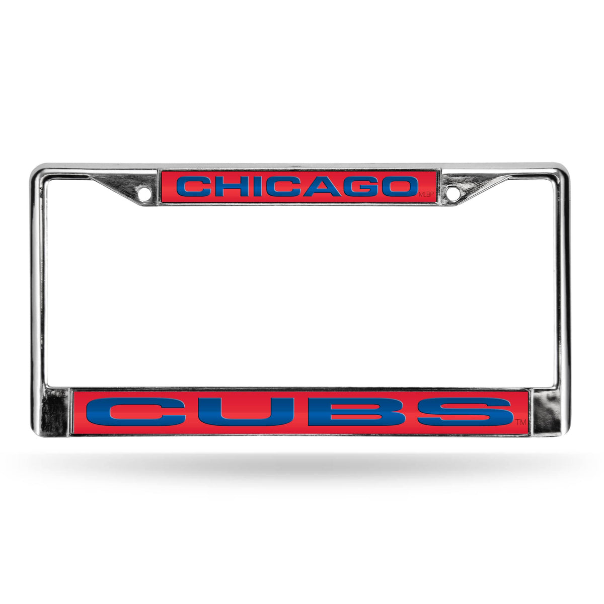 Red and Blue Rectangular License Plate Cover T2752