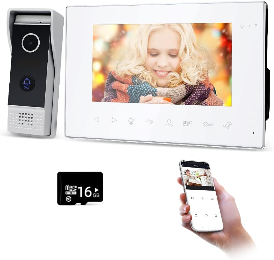 7 inch WiFi Video Door Phone with Outdoor Camera H811339