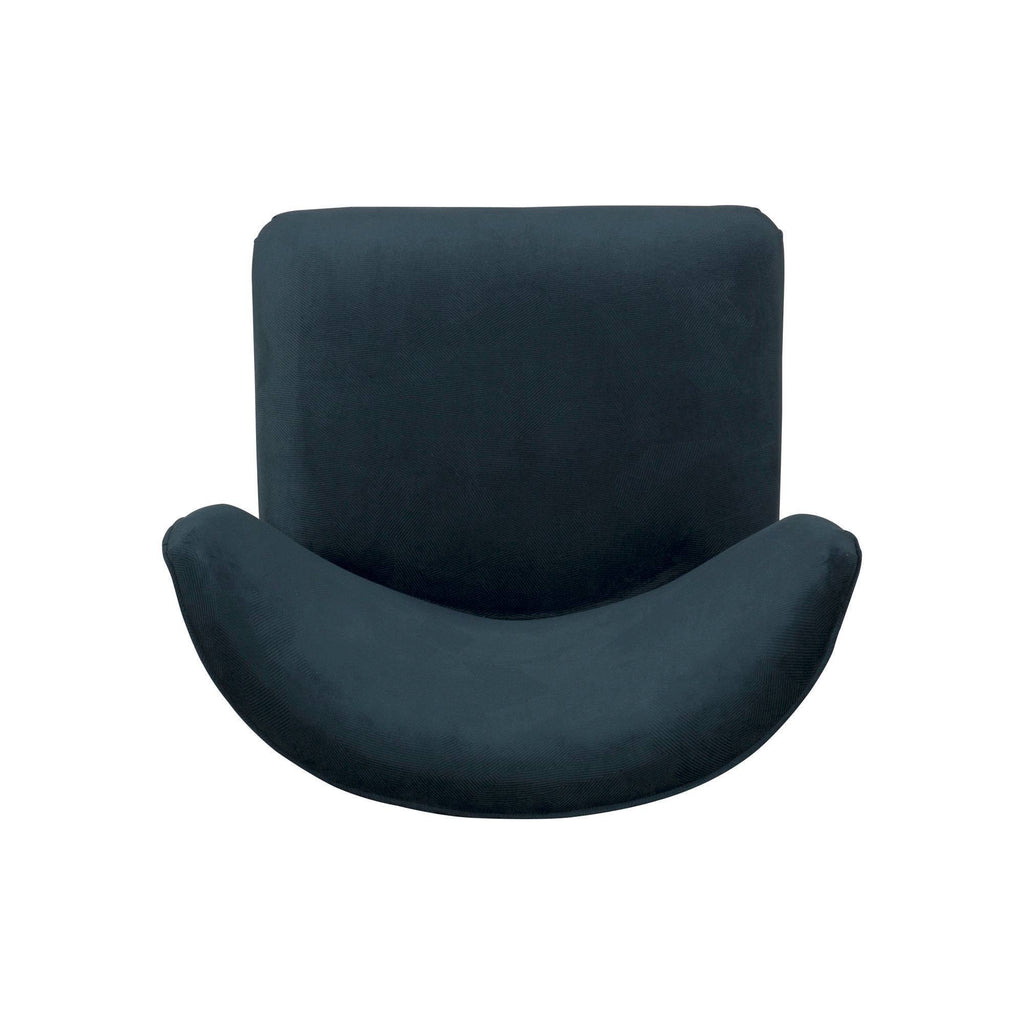 Blue Wingback Accent Chair B4291