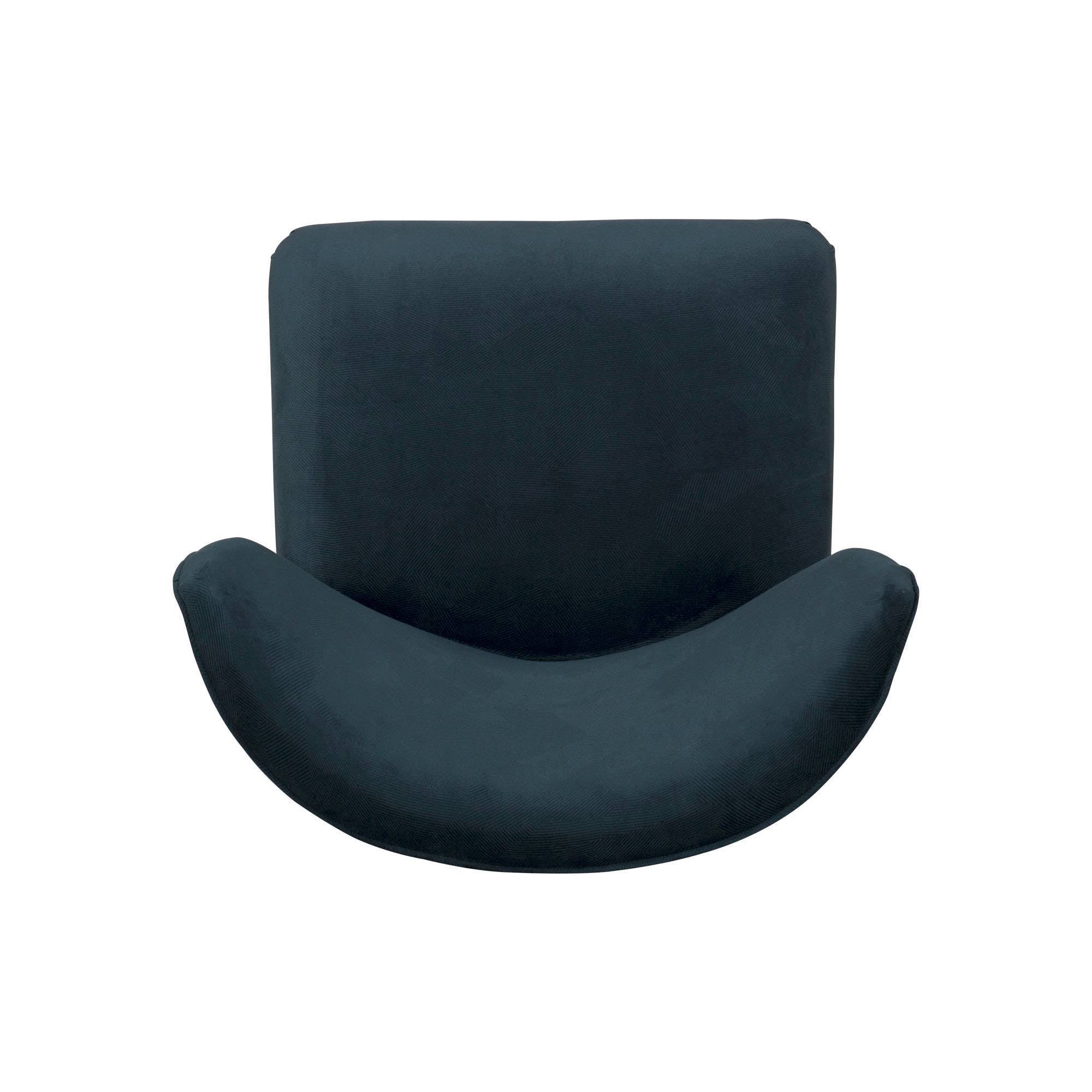 Blue Wingback Accent Chair B4291
