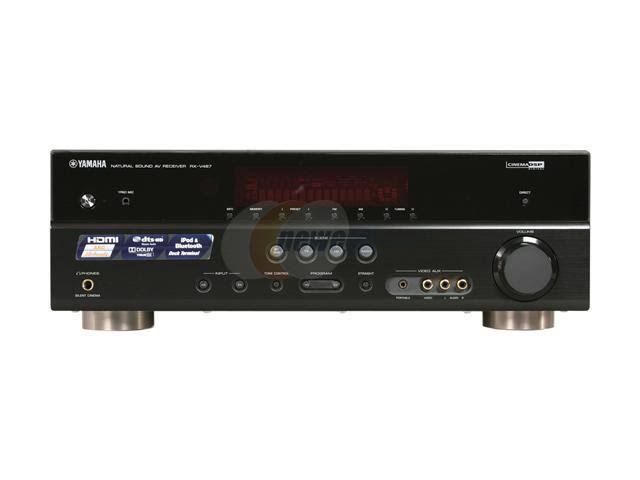 Black 5.1 Channel AV Receiver J822