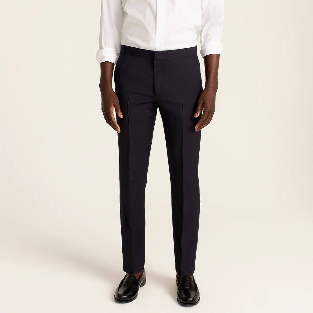 Slim-Fit Tuxedo Pant in Italian Wool K26768