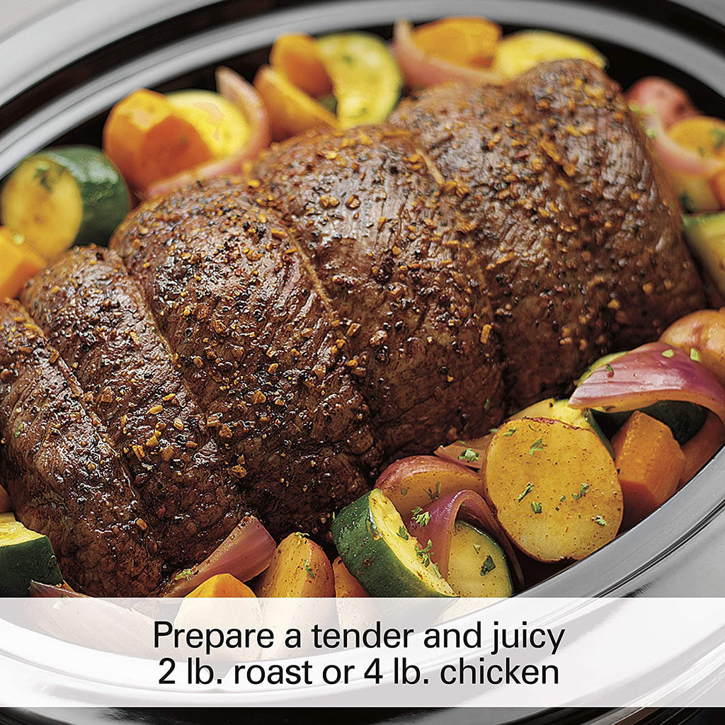 4-Quart Programmable Slow Cooker with Dishwasher-Safe Crock and Lid D35877