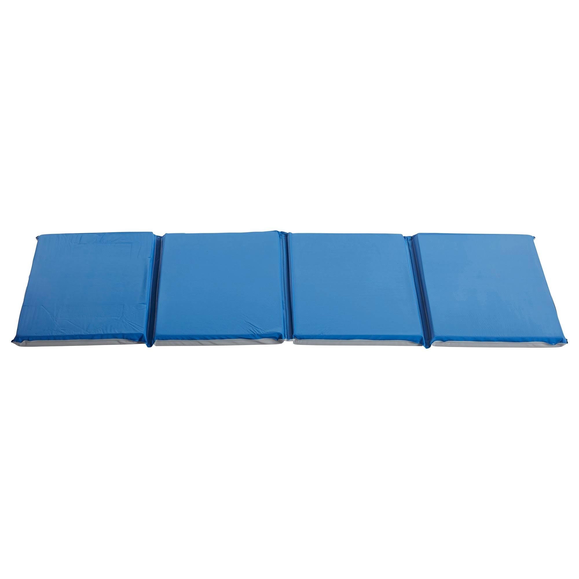 Blue and Grey 5-Pack Folding Rest Mat J3225