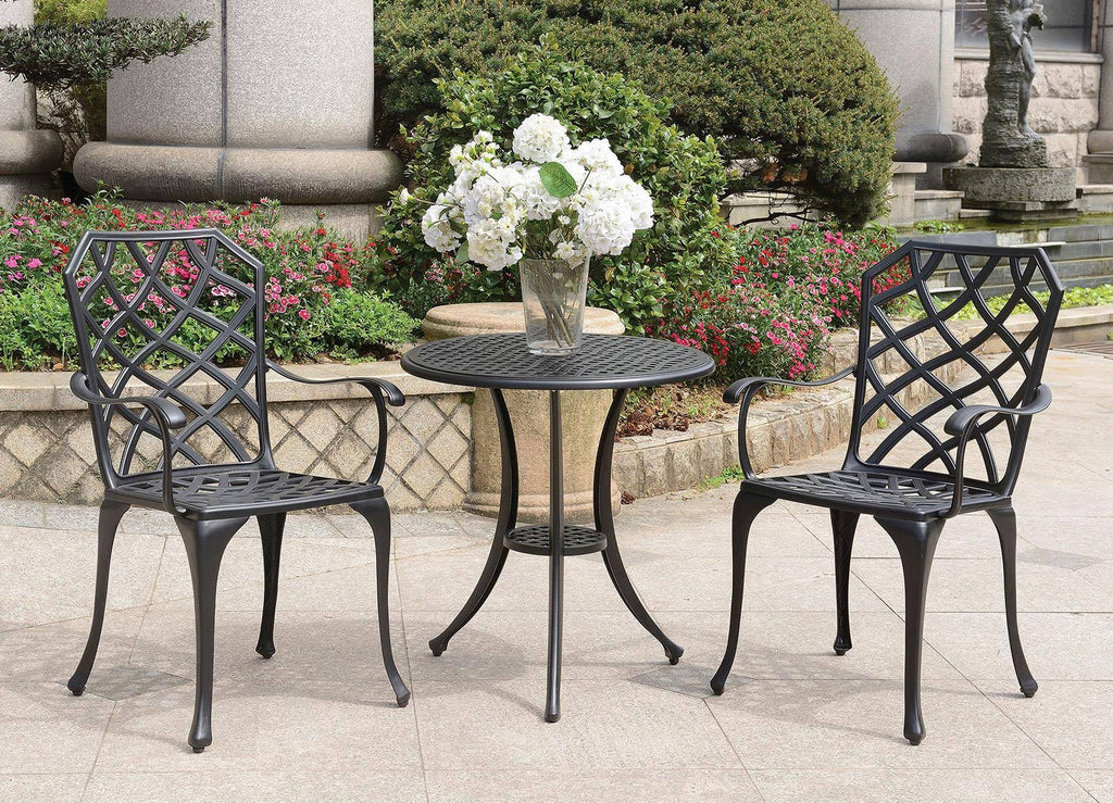Black Bistro Table Set G59480