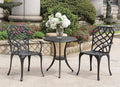 Black Bistro Table Set G59480