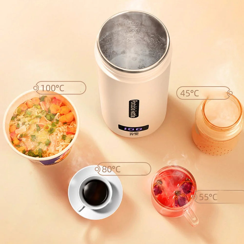 500ml Portable Stainless Steel Electric Kettle V5433