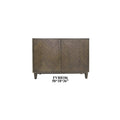 2 Door Oak Chevron Cabinet Y70137