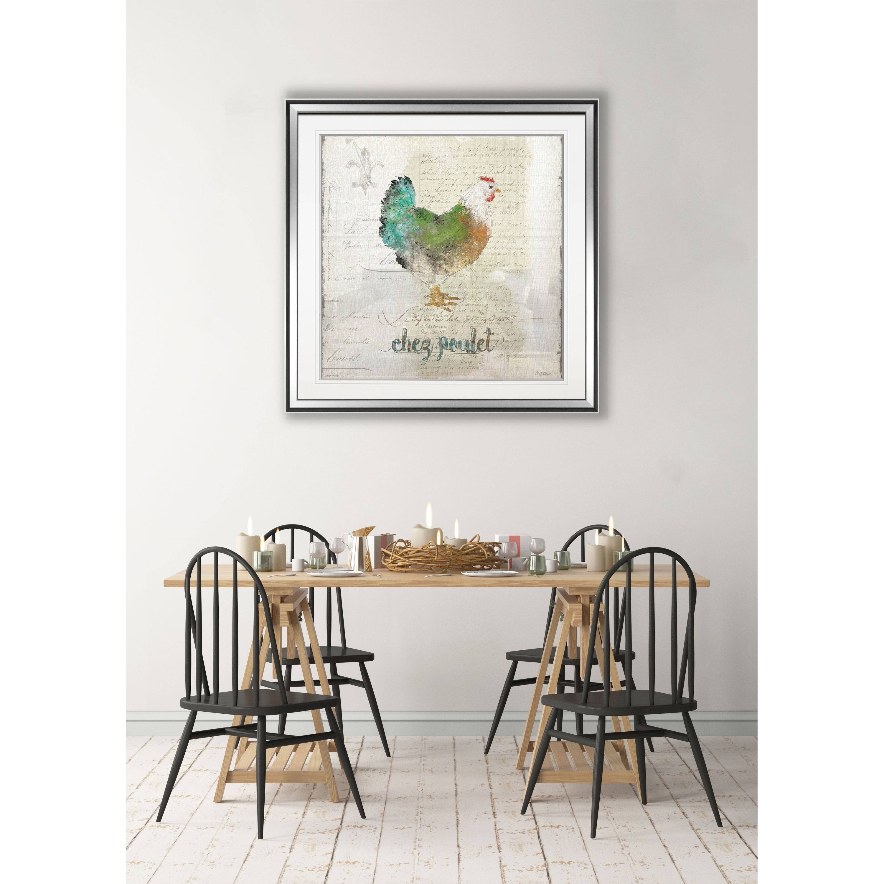 Framed Giclee Print 38 x 38 H808