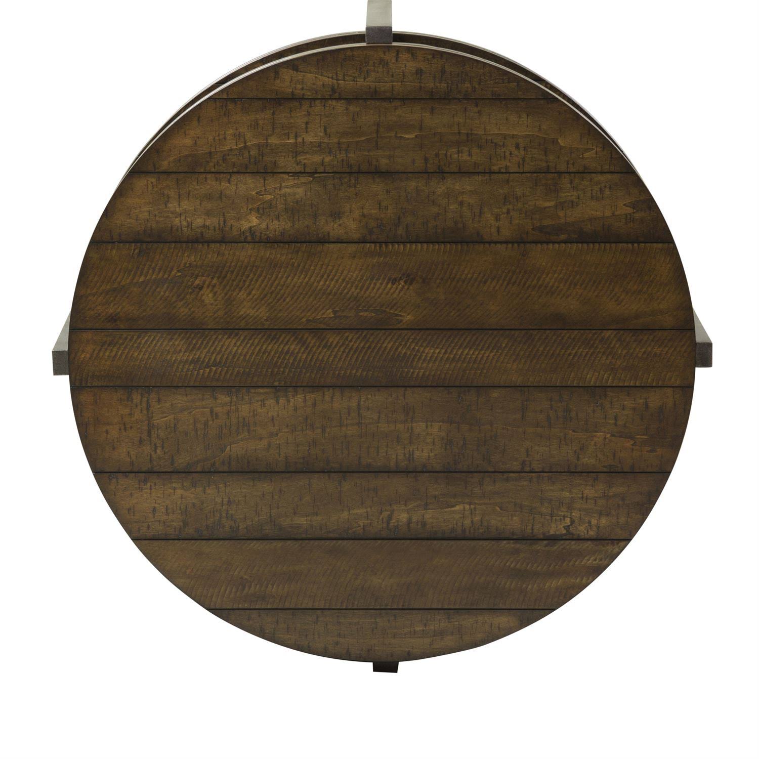 Round End Table Z1224