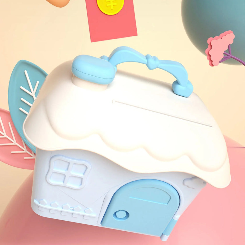 Blue Kids Dollhouse Storage Box X452973