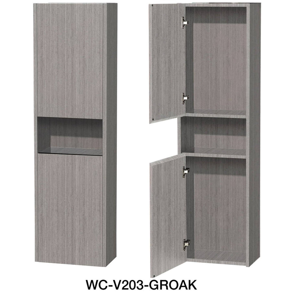 Grey Oak Wall Cabinet M53652