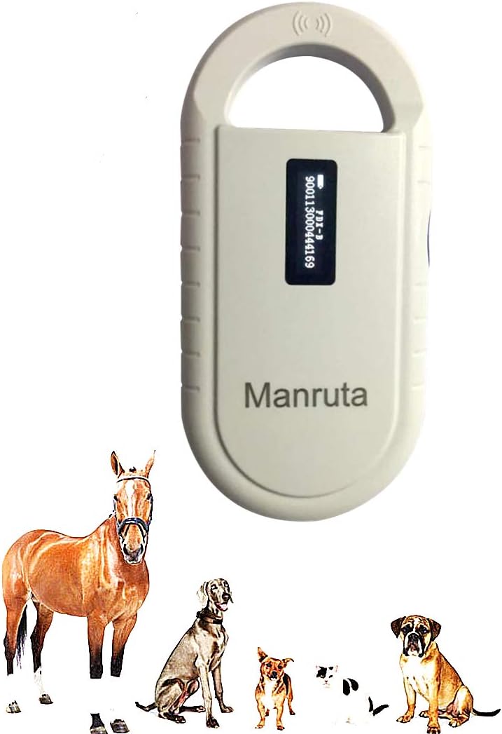 134.2khz Pet ID Microchip Scanner and Reader Pack of 2 J678