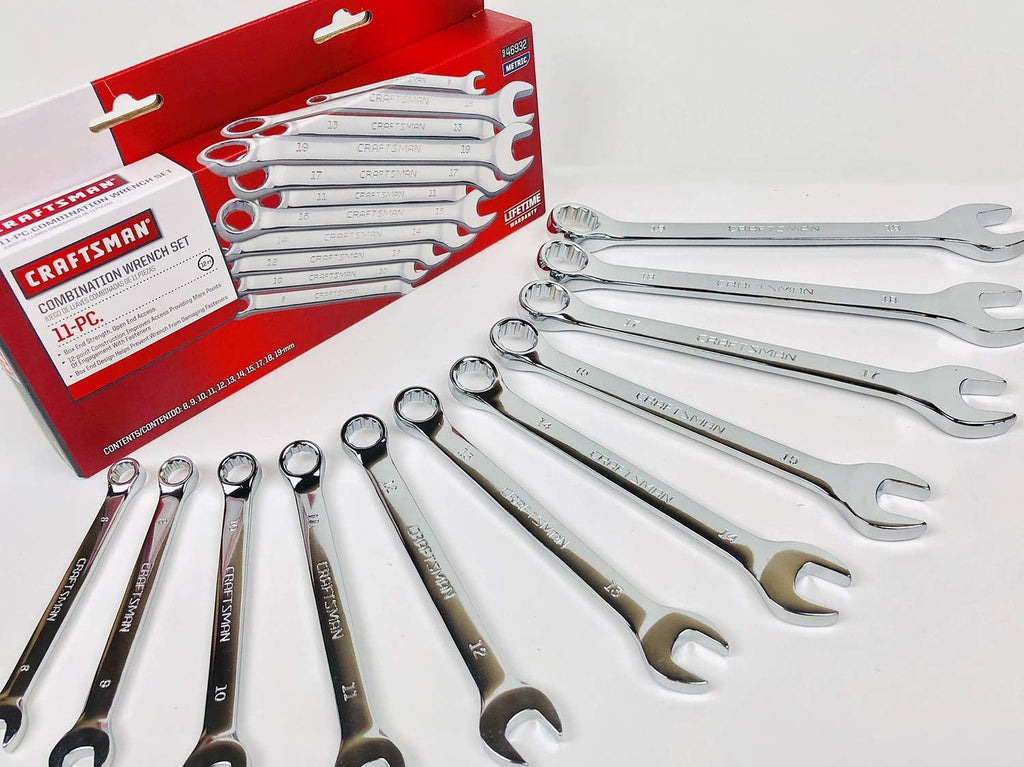 11 Piece Metric Combination Wrench Set T86235