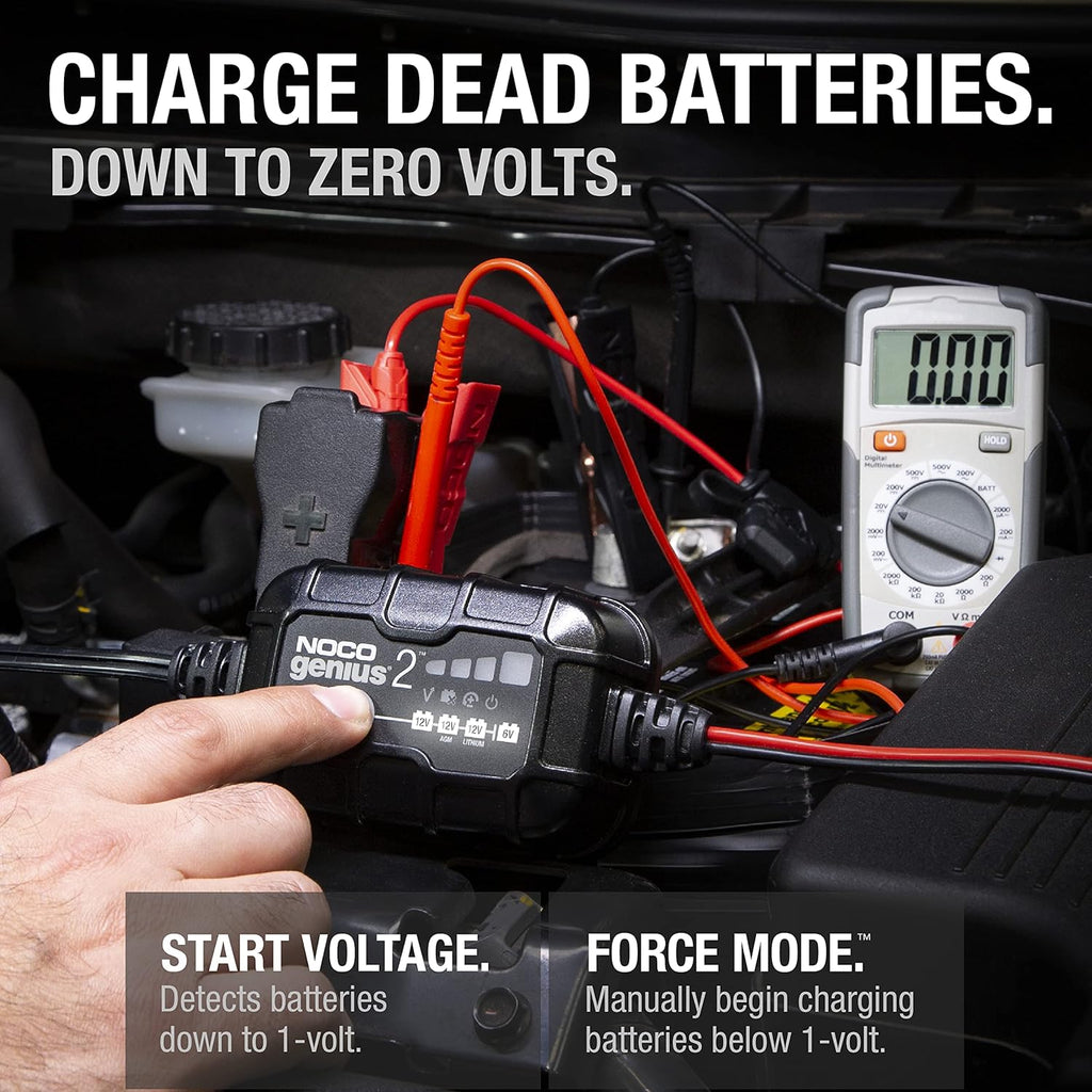 2-Amp Portable Smart Battery Charger and Maintainer, Pack of 2 S10013