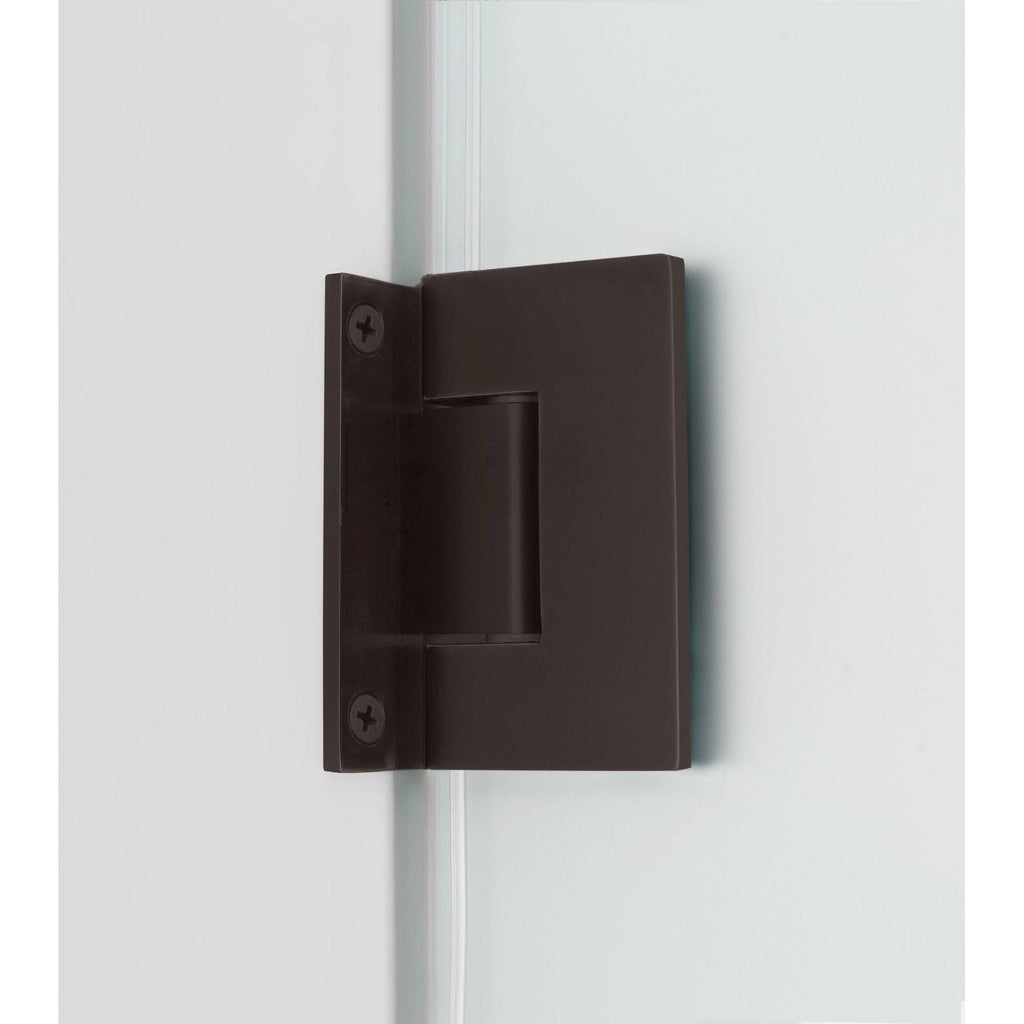 Bronze Frameless Hinged Shower Door O833592