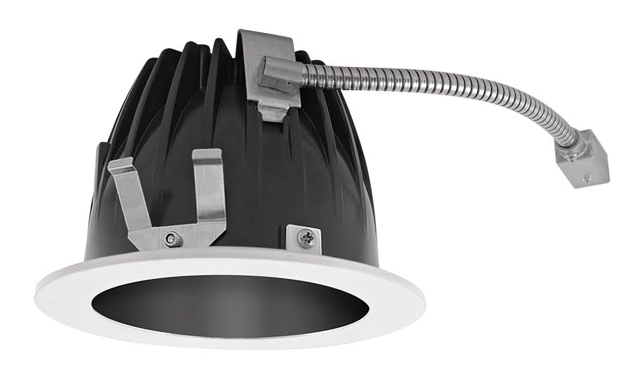 LED Trim Mod6 Round Wallwash 27K 90CRI Black Cone White Ring M66207