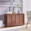 Warm White Kitchen Storage Sideboard with Sliding Door P38489
