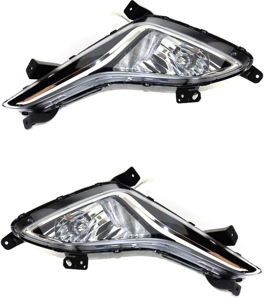 Fog Light Assembly Passenger Side with Bulbs D4995