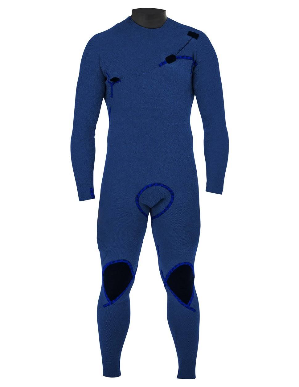 Black 3/2mm Zip Free Wetsuit Y952