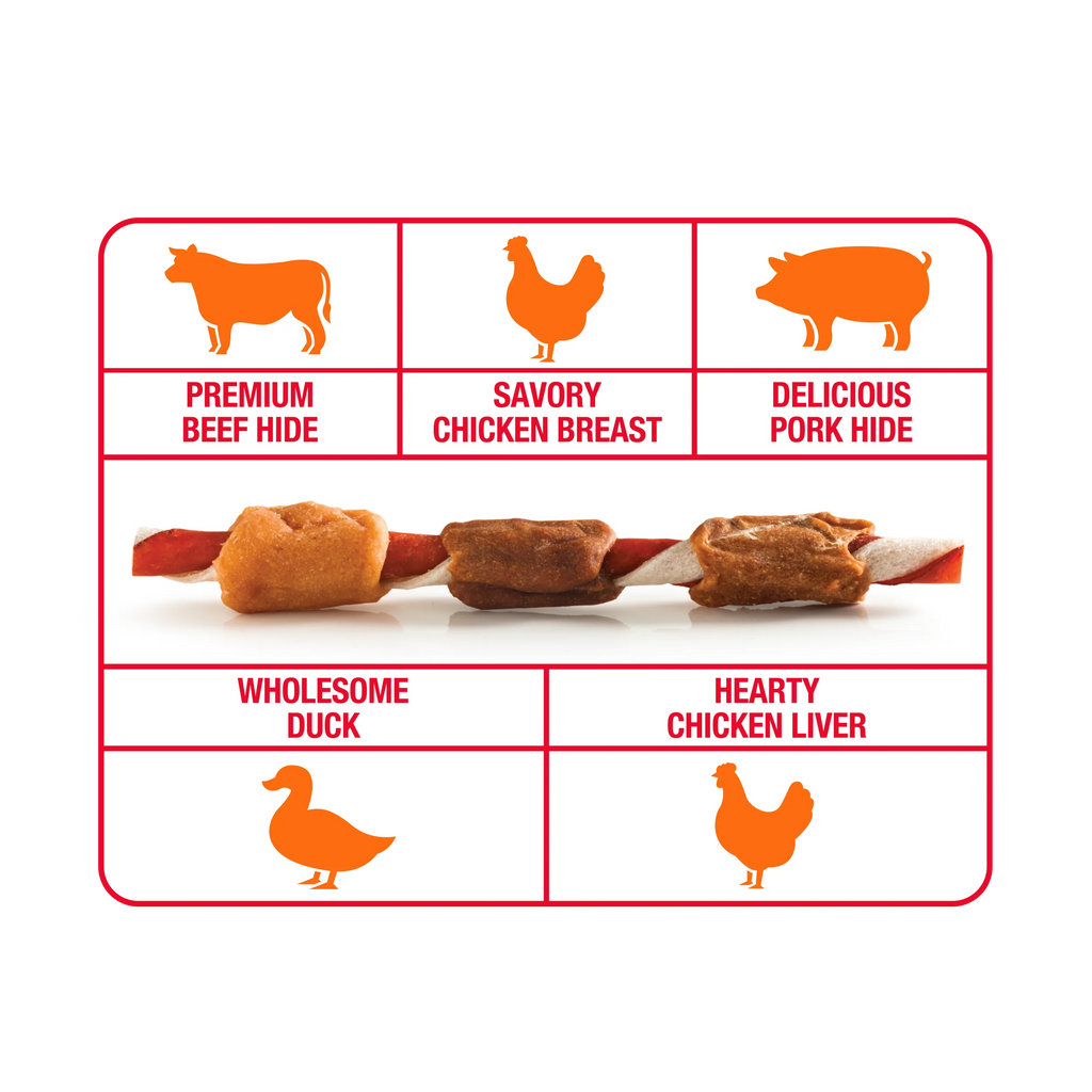 24 oz. (36 Count) Rawhide Dog Chews Q9471