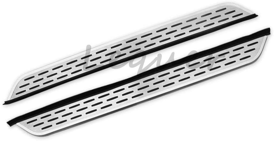 2PCS Silver Running Boards Side Step Nerf Bars G475
