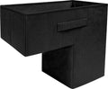 Cream Pack of 2 Foldable Stair Basket with Handles L772