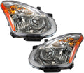 Headlight Assembly for Nissan Rogue 2013 Halogen Pair Z398