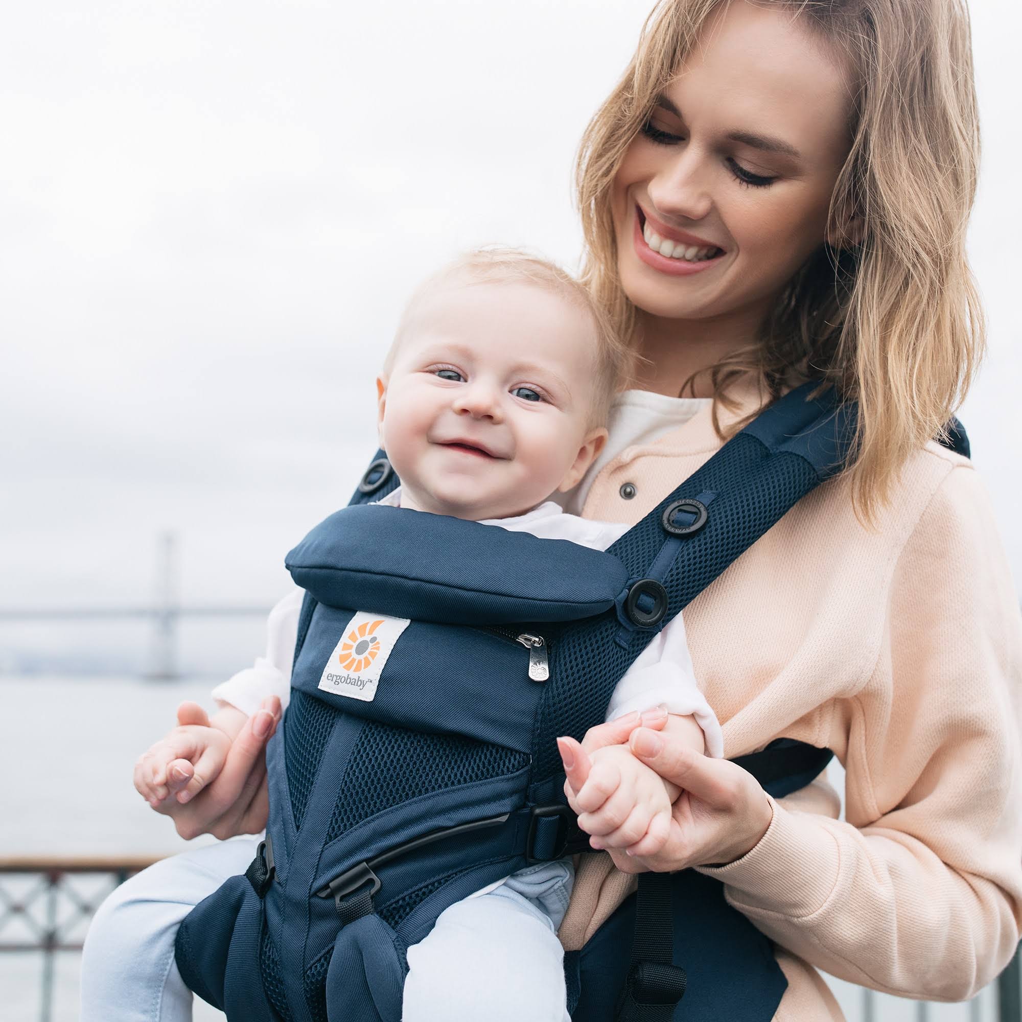 Midnight Blue Mesh Baby Carrier H76196