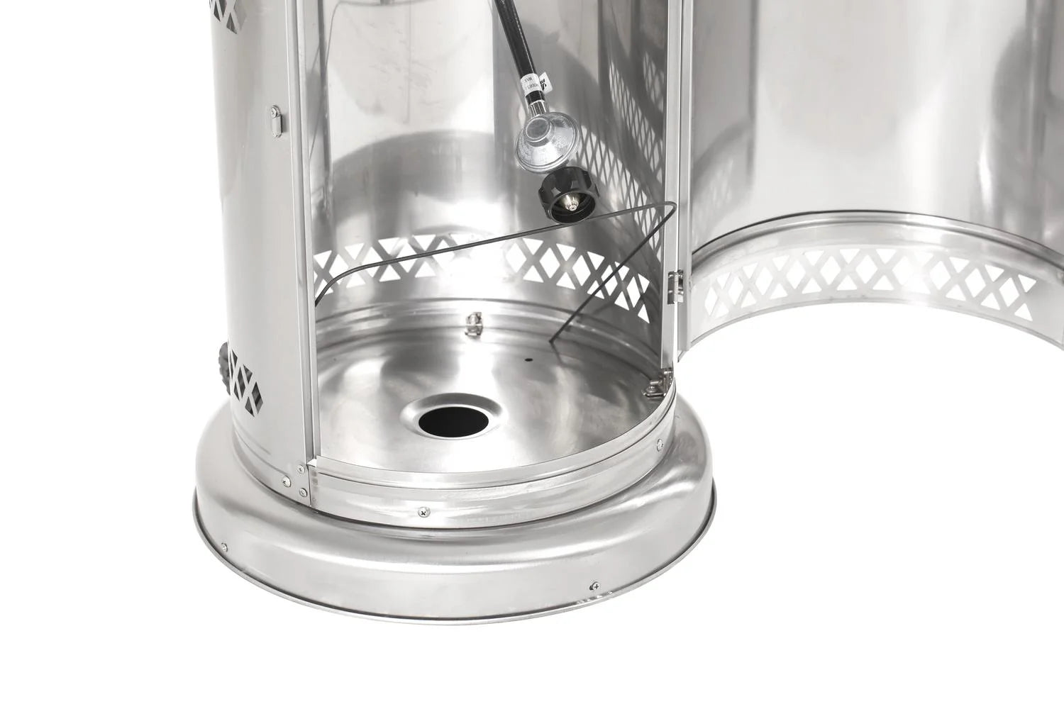 Freestanding 48000 BTU Stainless Steel LP Gas Patio Heater F416