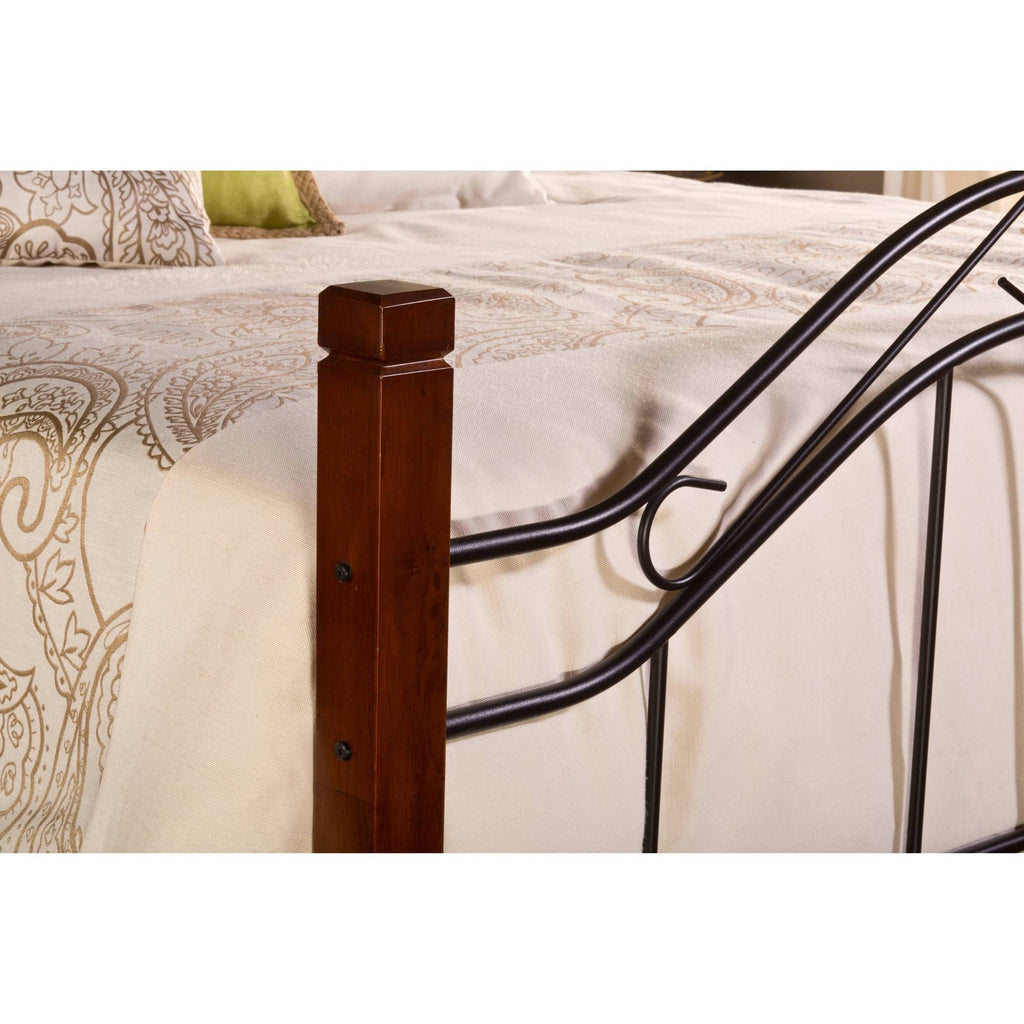 Queen Bed Set with Rails G3220