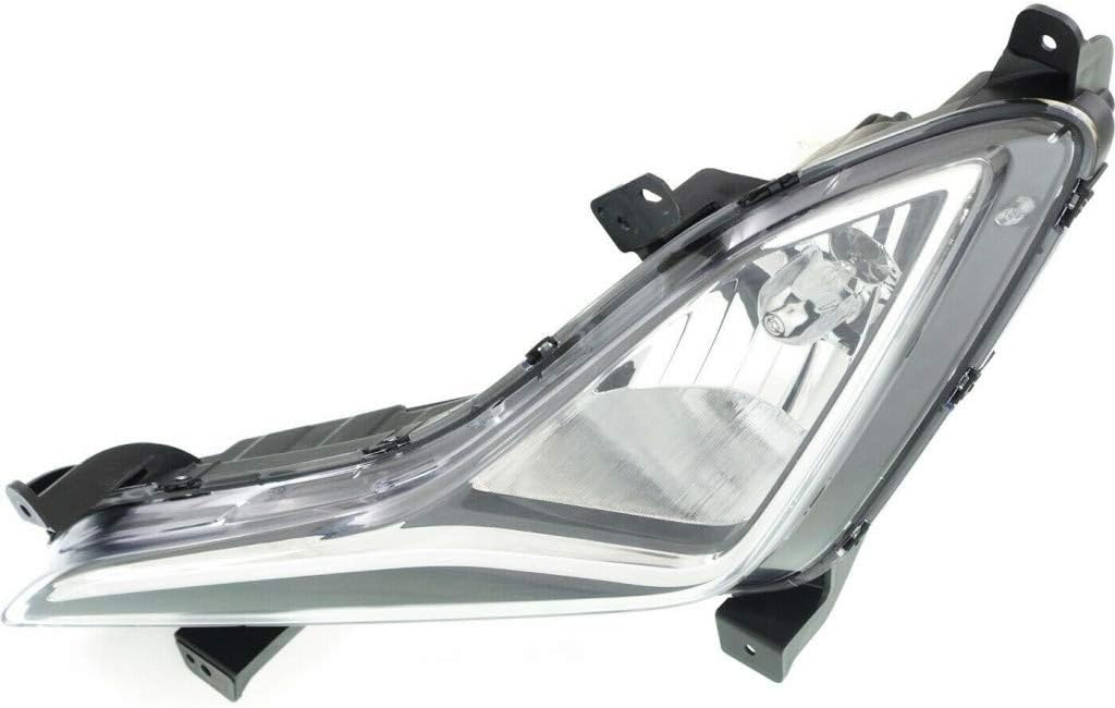 Fog Light Assembly Passenger Side with Bulbs D4995