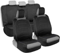 Two Tone Waterproof Front Seat Covers with Rear Protector Pack of 2 Q505617