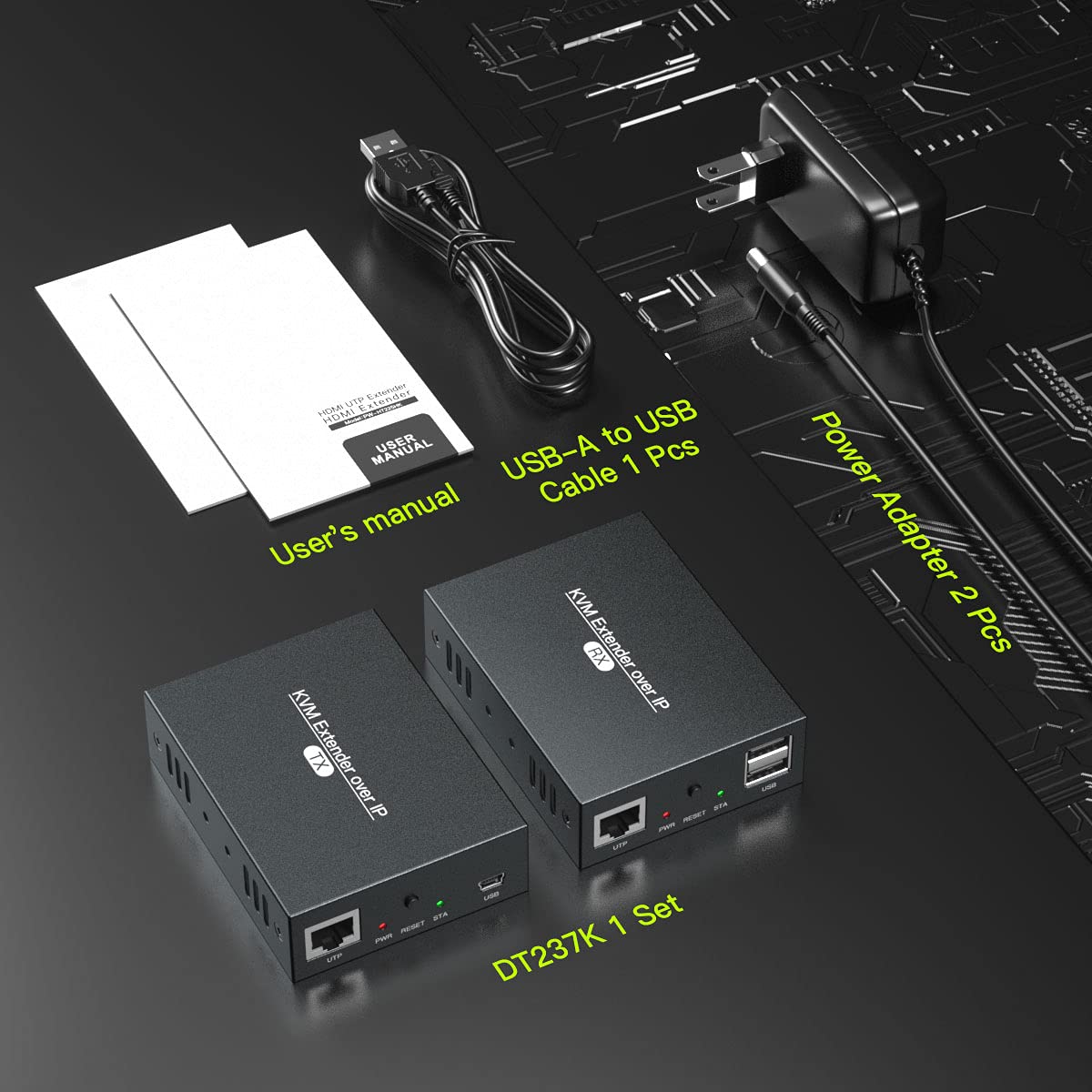 HDMI KVM USB Extender 150m Over Cat5e/6 Ethernet Cable E4470