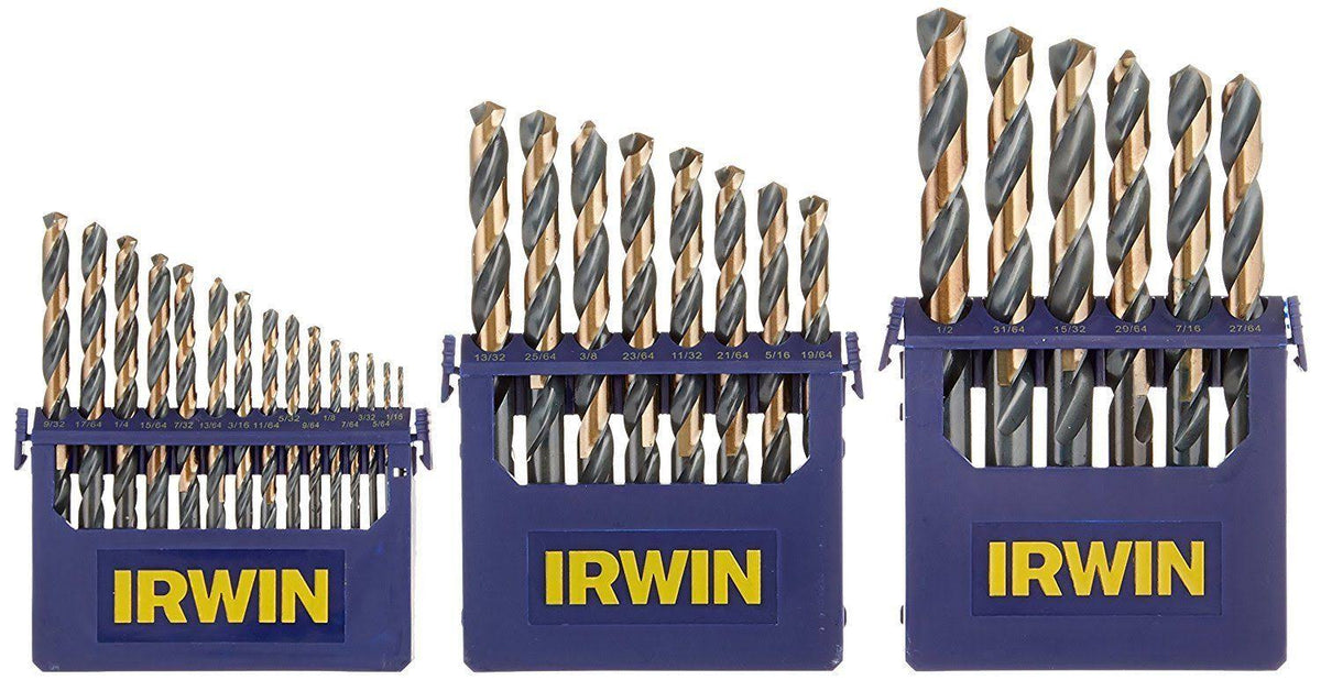 Black & Gold High-Speed Metal Drill Bit Set with Case K969033