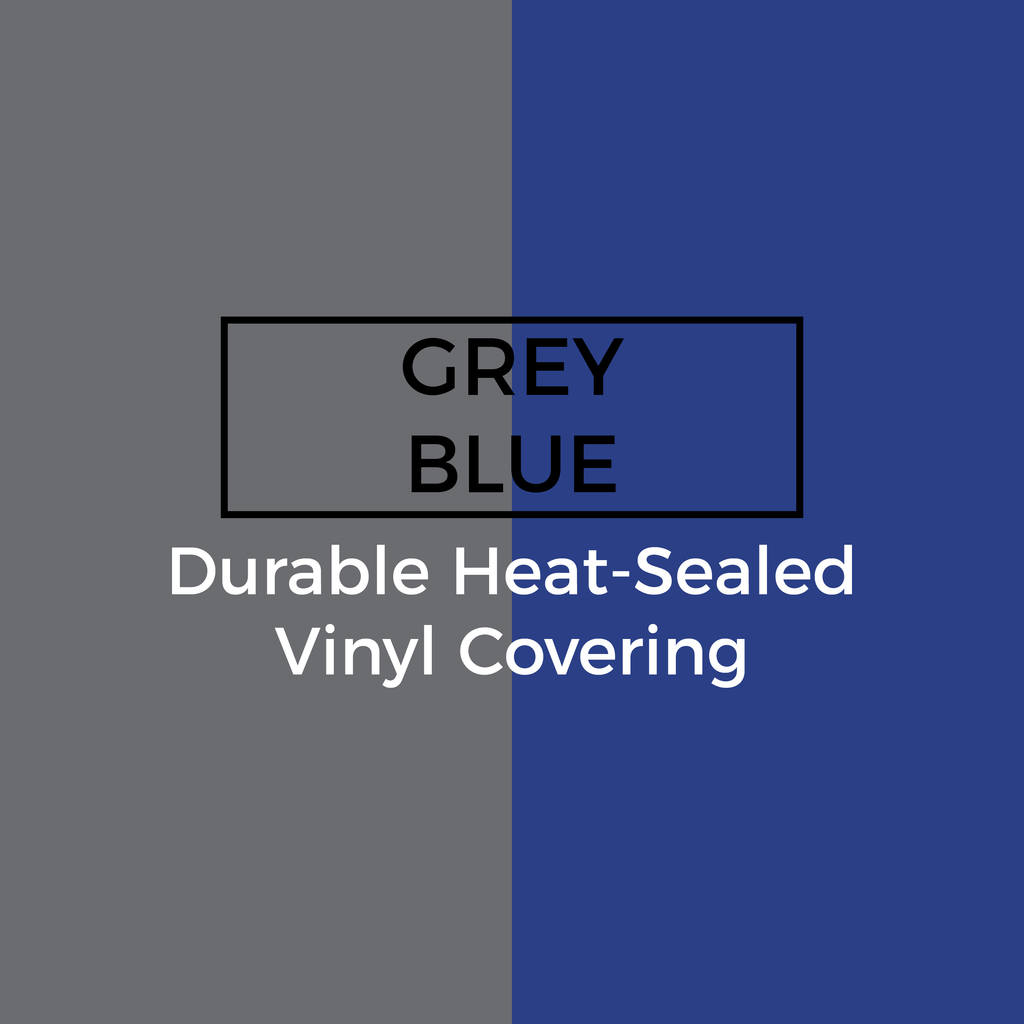 Blue and Grey 5-Pack Folding Rest Mat J3225