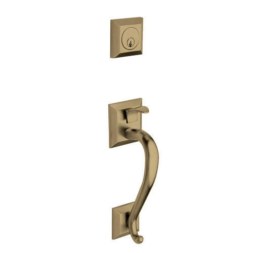 Full Dummy Sectional Handleset Lever Satin Nickel LH Z9006