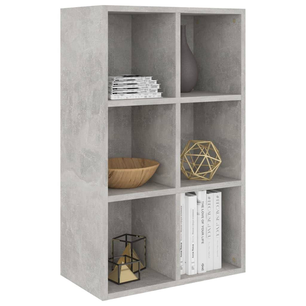 Gray Book Cabinet Sideboard Chipboard B270354