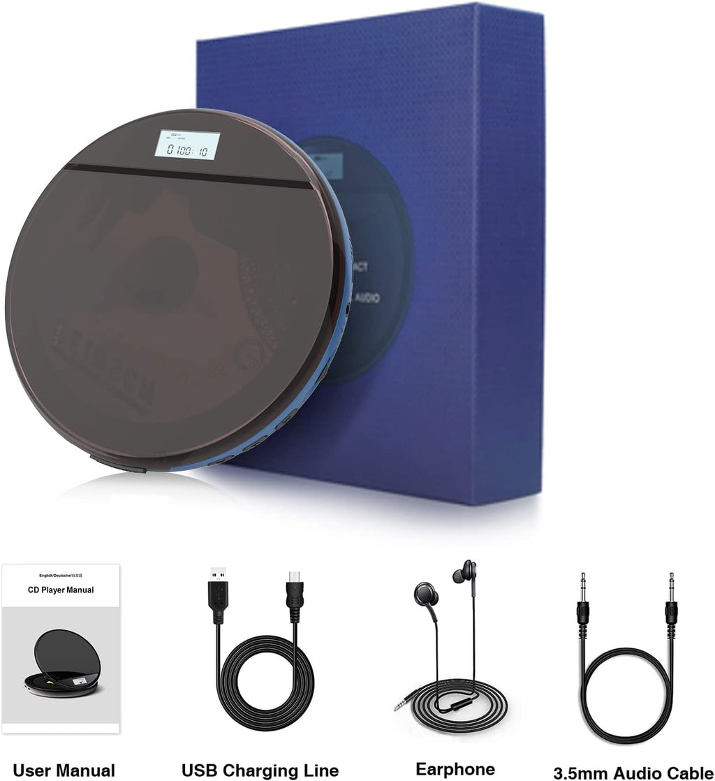 Portable CD Player with Headphones T114