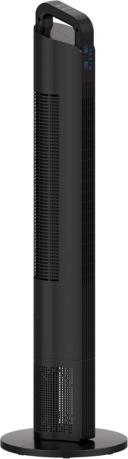 White 42" Oscillating Tower Fan with Remote Control, Pack of 2 C6689