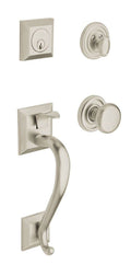 Full Dummy Sectional Handleset Lever Satin Nickel LH Z9006