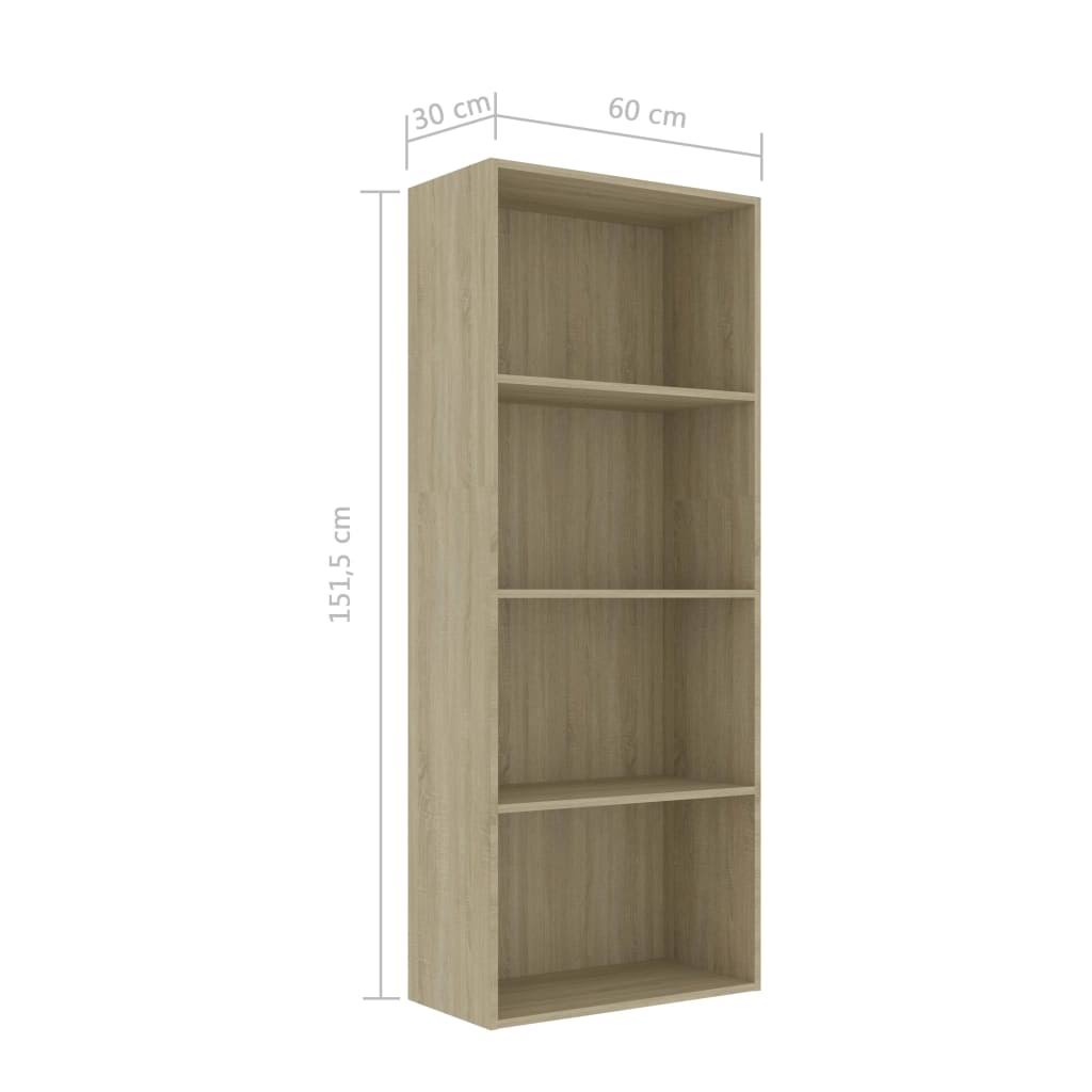 4-Tier Book Cabinet Chipboard N305
