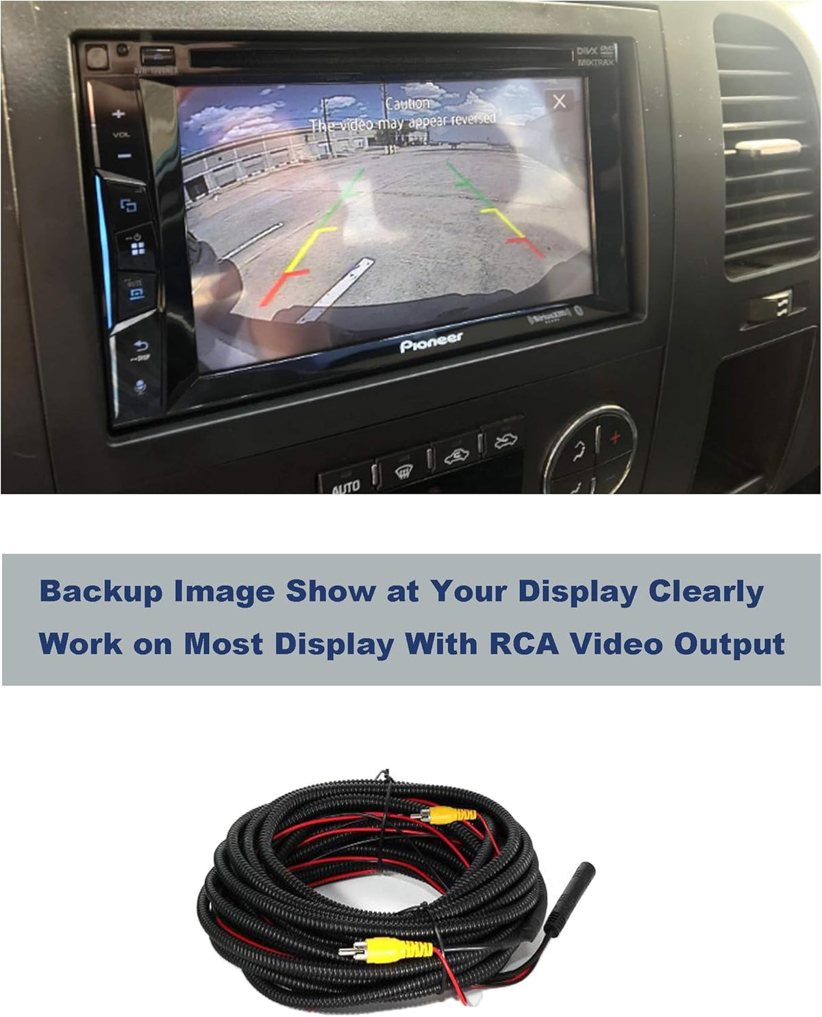Tailgate Handle with Backup Camera Black Pack of 2 Q667