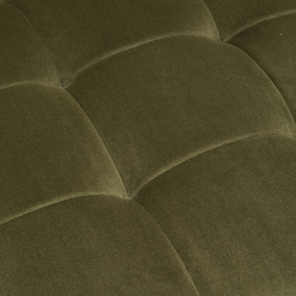 Walnut Faux Leather Armless Accent Chair O104